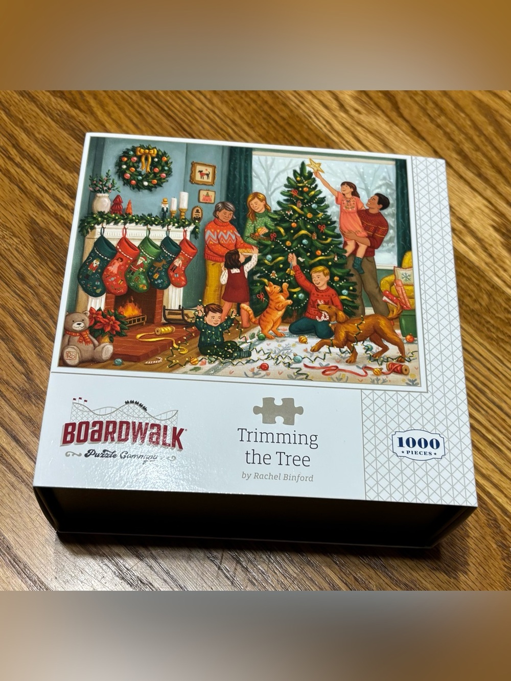 Boardwalk Trimming the Tree 1000-Piece Holiday Puzzle
